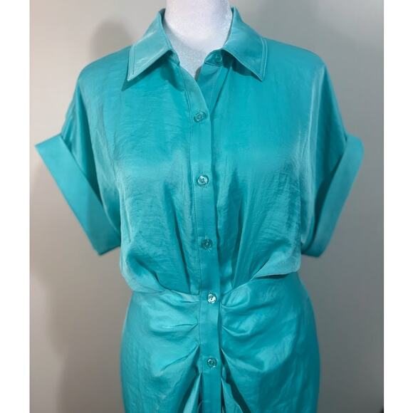 Steve Madden Tori Midi Shirt Dress Size 2 NWT - Picture 3 of 10